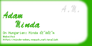 adam minda business card